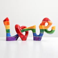 Dorit Levinstein 'Love' Sculpture, Unique Work - Sold for $5,625 on 02-06-2021 (Lot 449).jpg